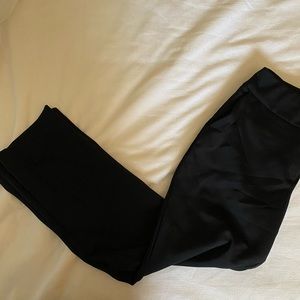 Black Satin-Like Finish Pants